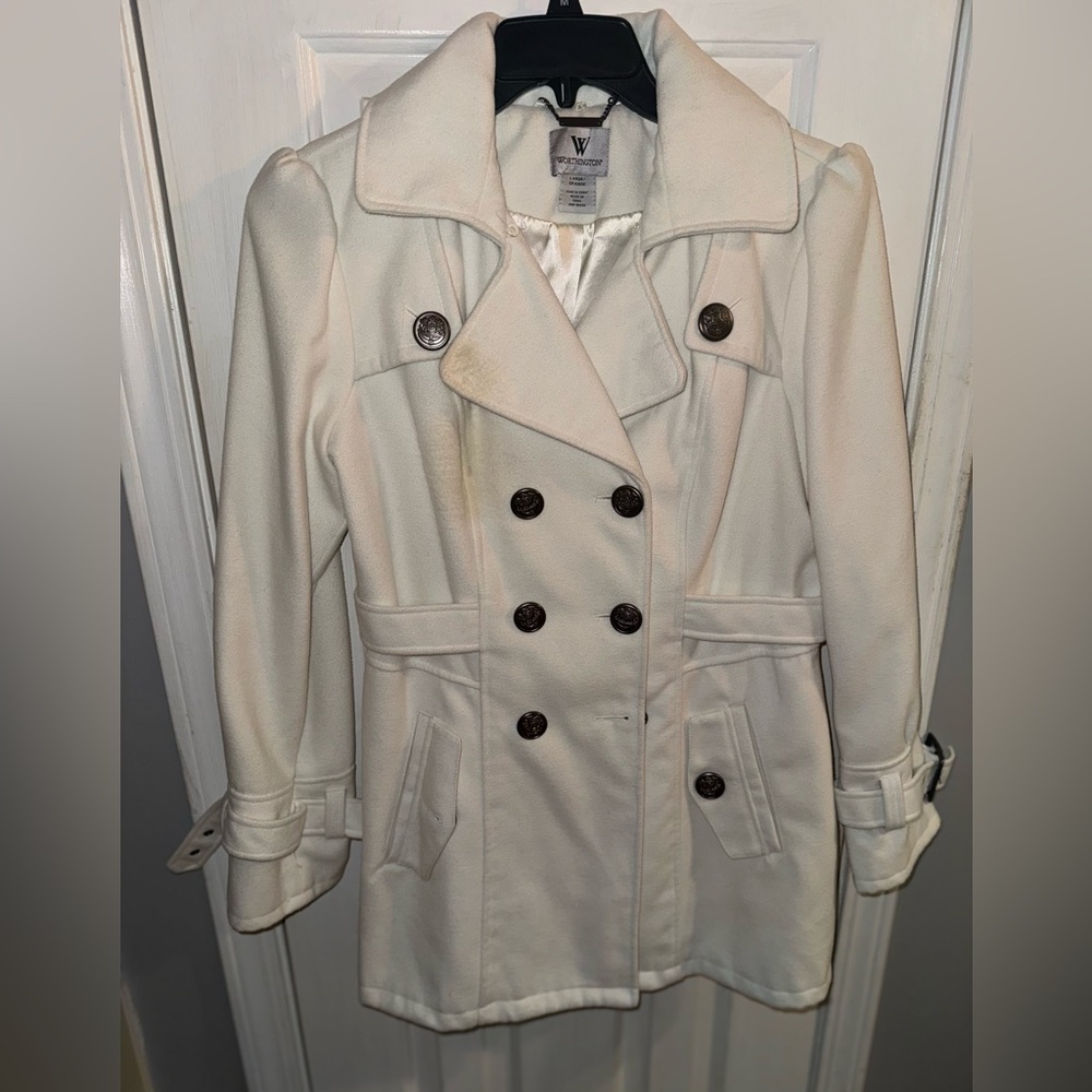 White Worthington Heavy Coat